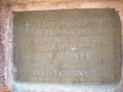 Wildnerův a Leubnerův pomníček v Hejnicích-tabulka
